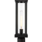 Z-Lite Glenwood 6" W x 15" H 1-Light Black Outdoor Post Mount Fixture With Clear Glass Shade