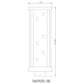 Z-Lite Glenwood 8" 1-Light Black Outdoor Post Mount Fixture With Clear Glass Shade