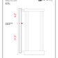 Z-Lite Glenwood 8" W x 17" H 1-Light Black Aluminum Outdoor Wall Sconce With Clear Glass Shade