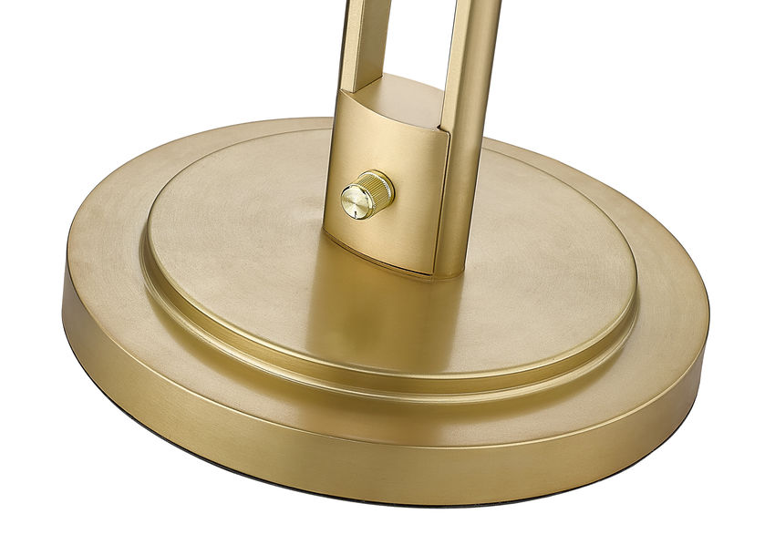 Z-Lite Grammercy Park 10" 1-Light Heritage Brass Steel Table Lamp