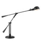Z-Lite Grammercy Park 10" 1-Light Matte Black Steel Table Lamp