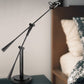 Z-Lite Grammercy Park 10" 1-Light Matte Black Steel Table Lamp