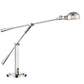 Z-Lite Grammercy Park 10" 1-Light Polished Nickel Steel Table Lamp