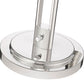 Z-Lite Grammercy Park 10" 1-Light Polished Nickel Steel Table Lamp