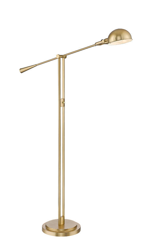 Z-Lite Grammercy Park 13" 1-Light Heritage Brass Steel Floor Lamp