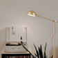 Z-Lite Grammercy Park 13" 1-Light Heritage Brass Steel Floor Lamp