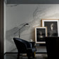 Z-Lite Grammercy Park 13" 1-Light Matte Black Steel Floor Lamp