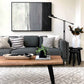 Z-Lite Grammercy Park 13" 1-Light Matte Black Steel Floor Lamp