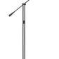 Z-Lite Grammercy Park 13" 1-Light Matte Black Steel Floor Lamp