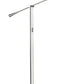 Z-Lite Grammercy Park 13" 1-Light Polished Nickel Steel Floor Lamp