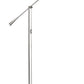 Z-Lite Grammercy Park 13" 1-Light Polished Nickel Steel Floor Lamp