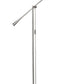 Z-Lite Grammercy Park 13" 1-Light Polished Nickel Steel Floor Lamp