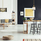 Z-Lite Haake 17" 5-Light Satin Brass Pendant Light With Matte Black Steel Shade