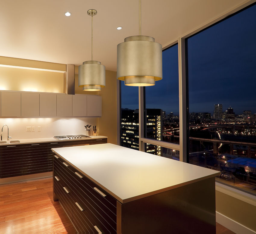 Z-Lite Harlech 12" 1-Light Rubbed Brass Pendant Light