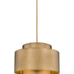 Z-Lite Harlech 25" 3-Light Rubbed Brass Pendant Light