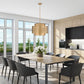 Z-Lite Harlech 25" 3-Light Rubbed Brass Pendant Light