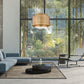 Z-Lite Harlech 33" 4-Light Rubbed Brass Pendant Light