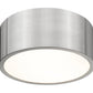 Z-Lite Harley 12" 2-Light Brushed Nickel Steel Flush Mount Lighting