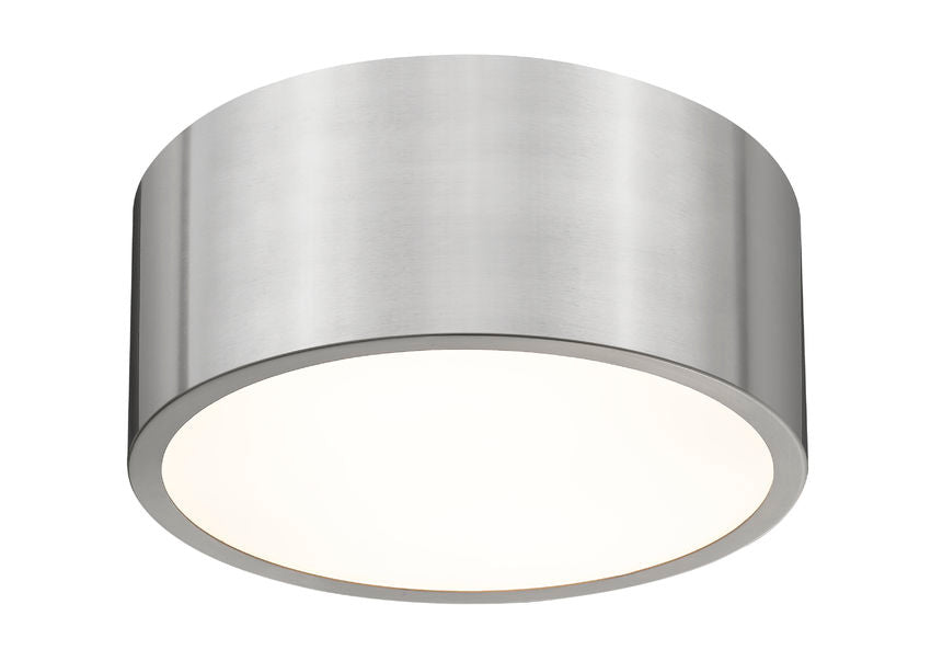 Z-Lite Harley 12" 2-Light Brushed Nickel Steel Flush Mount Lighting