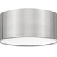 Z-Lite Harley 12" 2-Light Brushed Nickel Steel Flush Mount Lighting