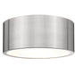 Z-Lite Harley 12" 2-Light Brushed Nickel Steel Flush Mount Lighting