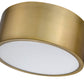 Z-Lite Harley 12" 2-Light Rubbed Brass Steel Flush Mount Lighting