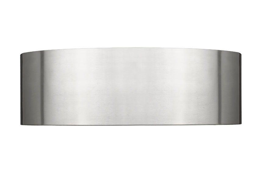 Z-Lite Harley 16" 3-Light Brushed Nickel Steel Flush Mount Lighting