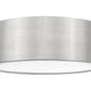 Z-Lite Harley 16" 3-Light Brushed Nickel Steel Flush Mount Lighting