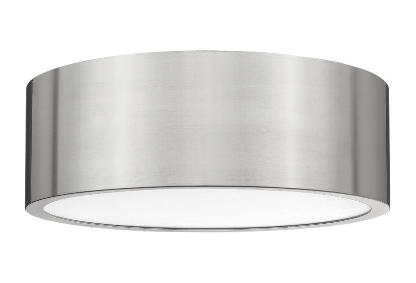 Z-Lite Harley 16" 3-Light Brushed Nickel Steel Flush Mount Lighting