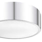 Z-Lite Harley 16" 3-Light Chrome Steel Flush Mount Lighting