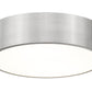 Z-Lite Harley 20" 4-Light Brushed Nickel Steel Flush Mount Lighting