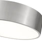 Z-Lite Harley 20" 4-Light Brushed Nickel Steel Flush Mount Lighting