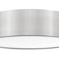 Z-Lite Harley 20" 4-Light Brushed Nickel Steel Flush Mount Lighting