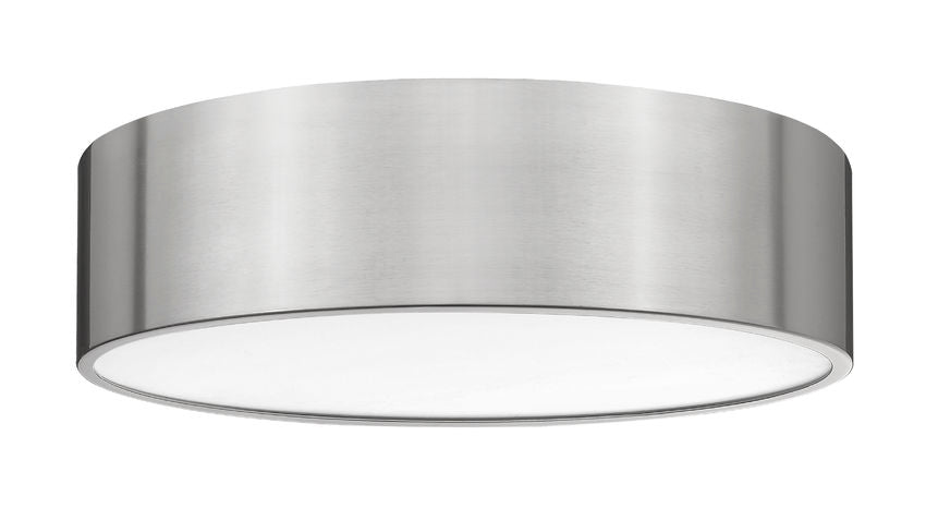 Z-Lite Harley 20" 4-Light Brushed Nickel Steel Flush Mount Lighting