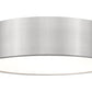 Z-Lite Harley 20" 4-Light Brushed Nickel Steel Flush Mount Lighting