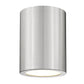 Z-Lite Harley 5" 1-Light Brushed Nickel Steel Flush Mount Lighting