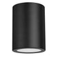 Z-Lite Harley 5" 1-Light Matte Black Steel Flush Mount Lighting