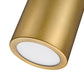 Z-Lite Harley 5" 1-Light Rubbed Brass Steel Flush Mount Lighting