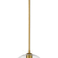 Z-Lite Harmony 10" 1-Light Olde Brass Pendant Light With Clear Glass Shade