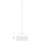 Z-Lite Harmony 10" 1-Light Olde Brass Pendant Light With Clear Glass Shade