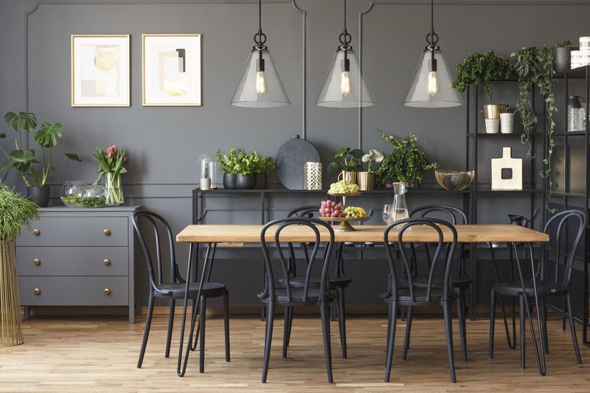 Z-Lite Harper 12" 1-Light Matte Black Pendant Light With Clear Glass Shade