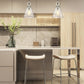 Z-Lite Harper 8" 1-Light Brushed Nickel Pendant Light With Clear Glass Shade