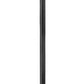 Z-Lite Hartwell 4-Light Candelabra Bulb Base Sand Black Aluminum Clear Seedy Glass Shade Outdoor Post Mounted Fixture
