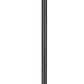 Z-Lite Hartwell 4-Light Candelabra Bulb Base Sand Black Aluminum Clear Seedy Glass Shade Outdoor Post Mounted Fixture