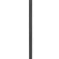 Z-Lite Hartwell 4-Light Candelabra Bulb Base Sand Black Aluminum Clear Seedy Glass Shade Outdoor Post Mounted Fixture