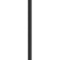 Z-Lite Hartwell 5019PHBR-518P-BK 4-Light Clear Seedy Glass Shade Sand Black Aluminum Outdoor Post Mounted Fixture