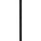 Z-Lite Hartwell 5019PHBR-519P-BK 4-Light Candelabra Bulb Base Sand Black Aluminum Clear Seedy Glass Shade Outdoor Post Mounted Fixture
