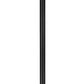 Z-Lite Hartwell 5019PHBR-519P-BK 4-Light Candelabra Bulb Base Sand Black Aluminum Clear Seedy Glass Shade Outdoor Post Mounted Fixture