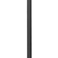 Z-Lite Hartwell 5019PHBS-536P-BK 4-Light Candelabra Bulb Base Sand Black Aluminum Clear Seedy Glass Shade Outdoor Post Mounted Fixture