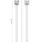 Z-Lite Hartwell 5019PHBS-536P-BK 4-Light Candelabra Bulb Base Sand Black Aluminum Clear Seedy Glass Shade Outdoor Post Mounted Fixture